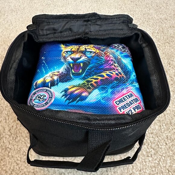 Gladiator Cornhole Gear 2025 Cheetah Predator Pro Bags & Sidekick carrying case - Picture 3 of 5